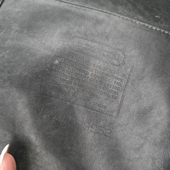 Vintage 90s Coach Lula's Legacy Black Leather Drawstring Bucket Bag [As Is] - Picture 7 of 7